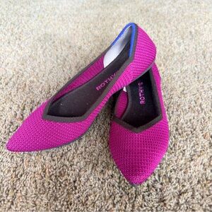 Rothy's Women's Magenta pink Flats size7.5